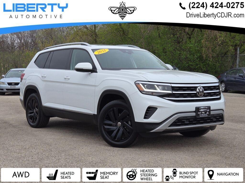 used 2021 Volkswagen Atlas car, priced at $27,467