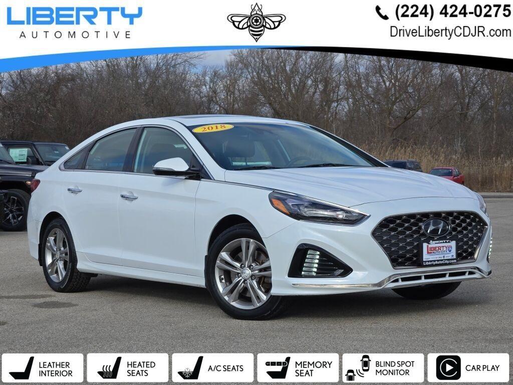 used 2018 Hyundai Sonata car, priced at $15,308