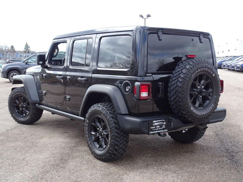 used 2022 Jeep Wrangler Unlimited car, priced at $34,545