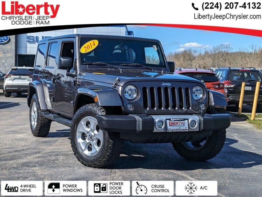 used 2014 Jeep Wrangler Unlimited car, priced at $22,395