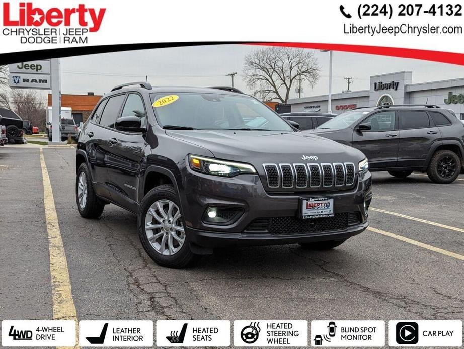 used 2022 Jeep Cherokee car, priced at $27,595