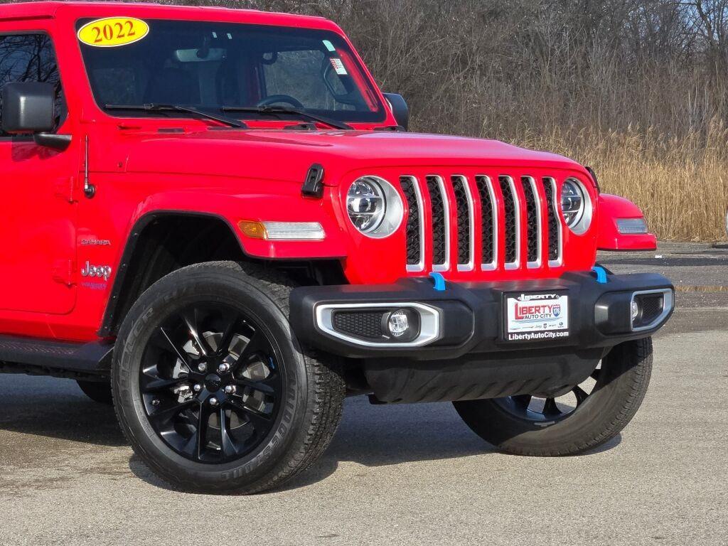 used 2022 Jeep Wrangler Unlimited 4xe car, priced at $35,630