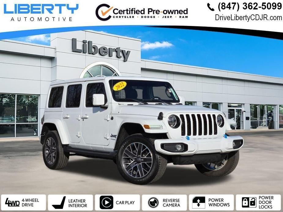 used 2022 Jeep Wrangler Unlimited 4xe car, priced at $36,899