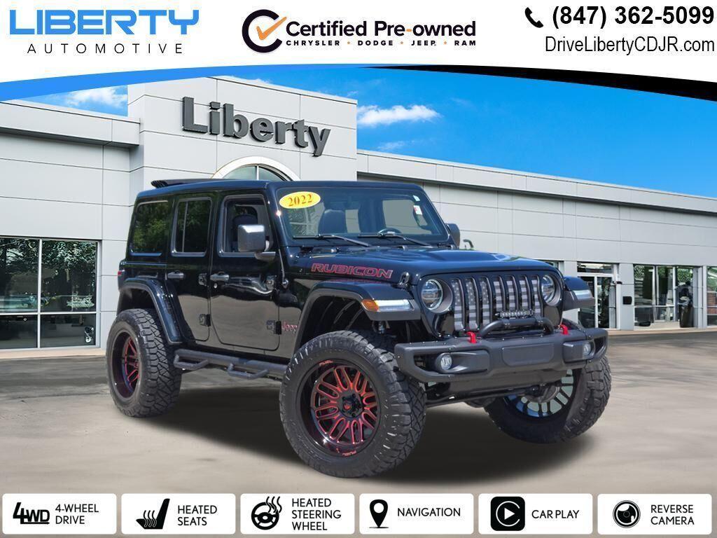 used 2022 Jeep Wrangler Unlimited car, priced at $52,893