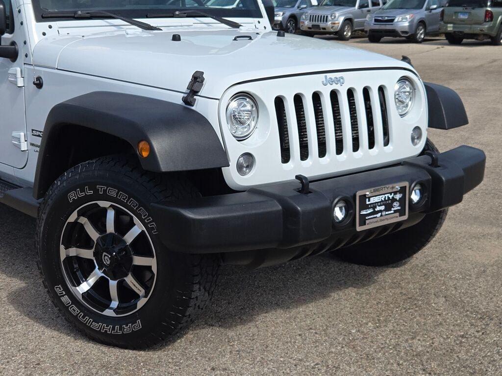 used 2018 Jeep Wrangler JK Unlimited car, priced at $14,673