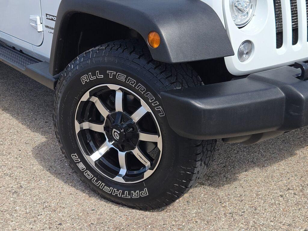 used 2018 Jeep Wrangler JK Unlimited car, priced at $14,673