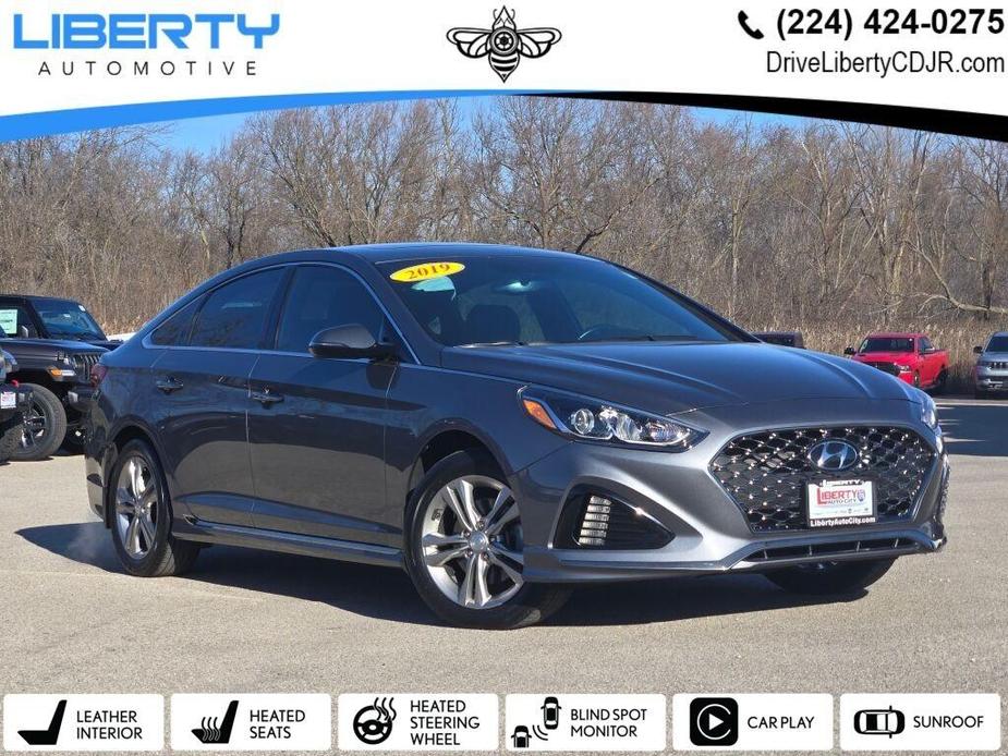 used 2019 Hyundai Sonata car, priced at $16,972