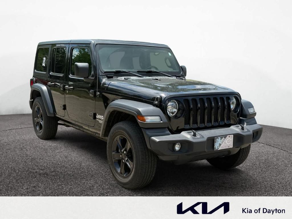 used 2020 Jeep Wrangler Unlimited car, priced at $20,552