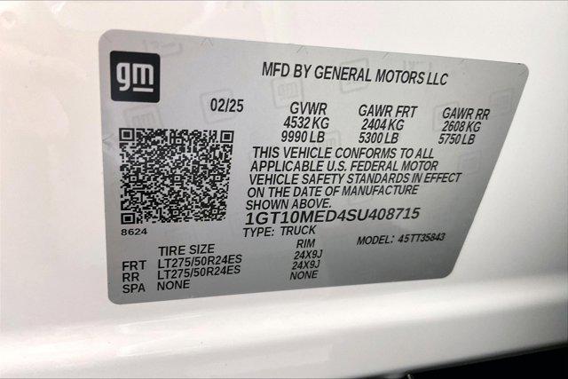 new 2025 GMC Sierra EV car, priced at $89,995