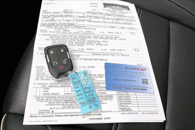 used 2023 GMC Acadia car, priced at $40,690