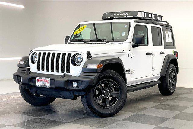 used 2023 Jeep Wrangler car, priced at $38,414