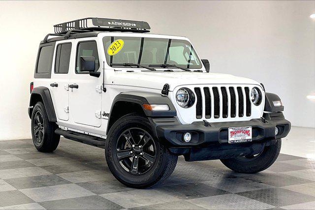 used 2023 Jeep Wrangler car, priced at $38,414