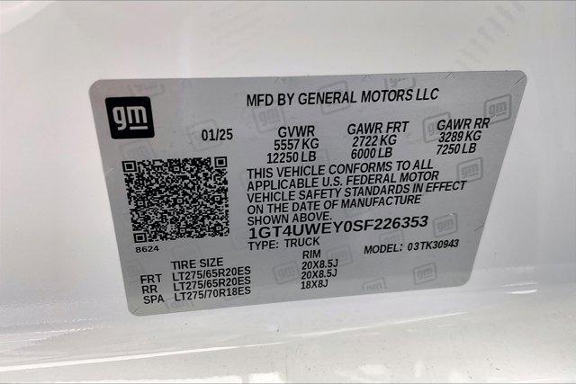 new 2025 GMC Sierra 3500 car, priced at $87,755