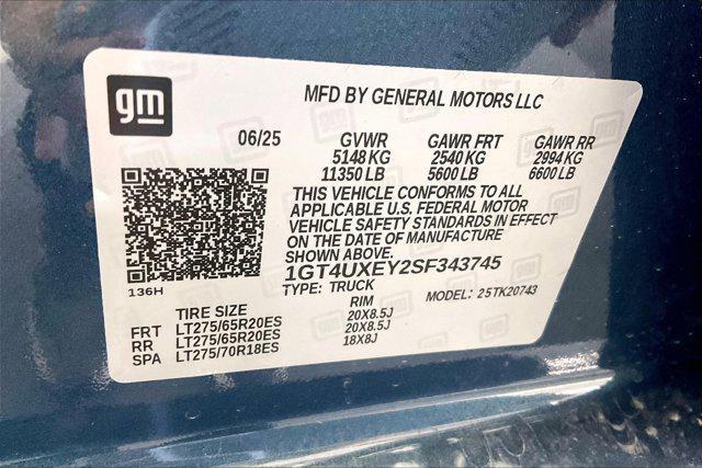 new 2025 GMC Sierra 2500 car, priced at $92,860