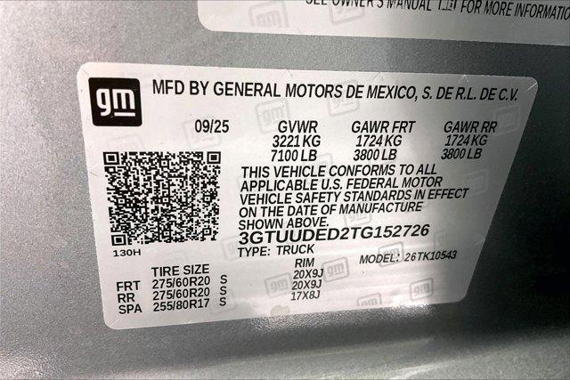 new 2026 GMC Sierra 1500 car, priced at $60,845