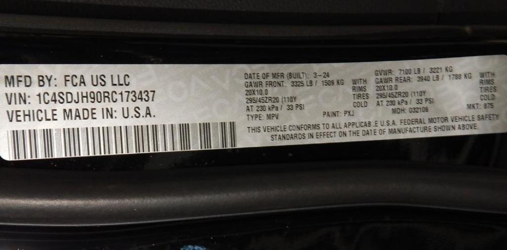 used 2024 Dodge Durango car, priced at $75,995
