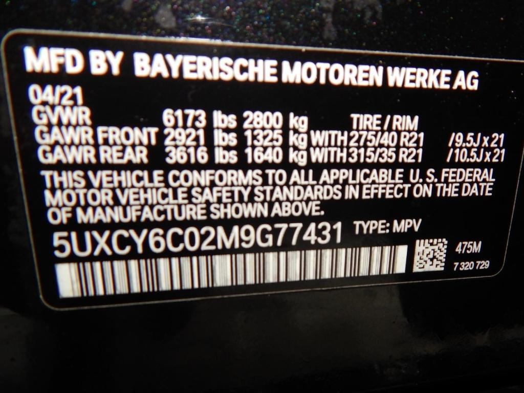used 2021 BMW X6 car, priced at $46,998