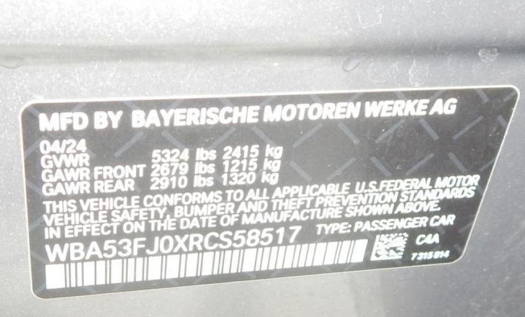 used 2024 BMW 530 car, priced at $38,995