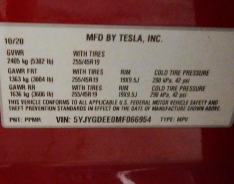 used 2021 Tesla Model Y car, priced at $23,995
