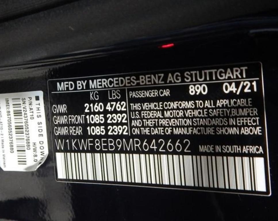 used 2021 Mercedes-Benz C-Class car, priced at $27,895