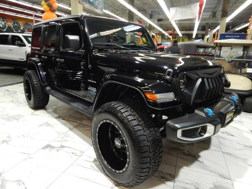 used 2022 Jeep Wrangler Unlimited 4xe car, priced at $38,995