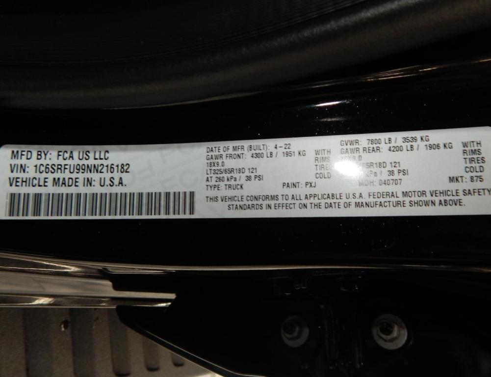 used 2022 Ram 1500 car, priced at $69,798