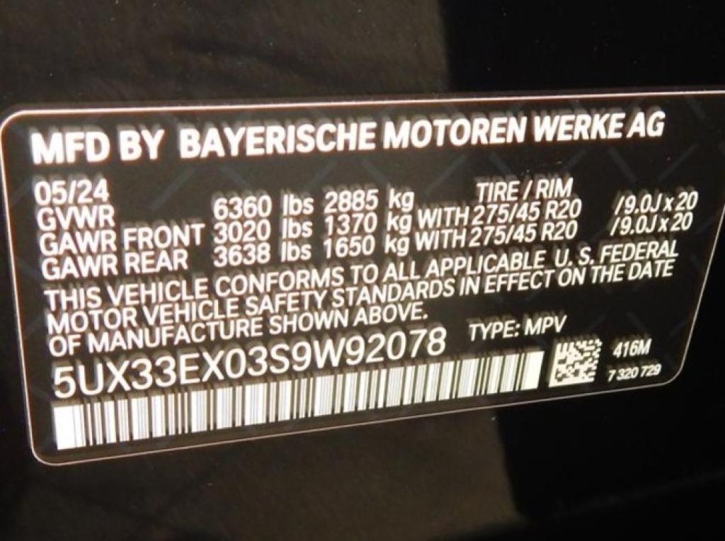 used 2025 BMW X6 car, priced at $58,995