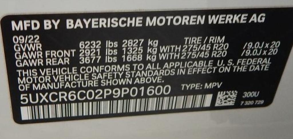 used 2023 BMW X5 car, priced at $53,595