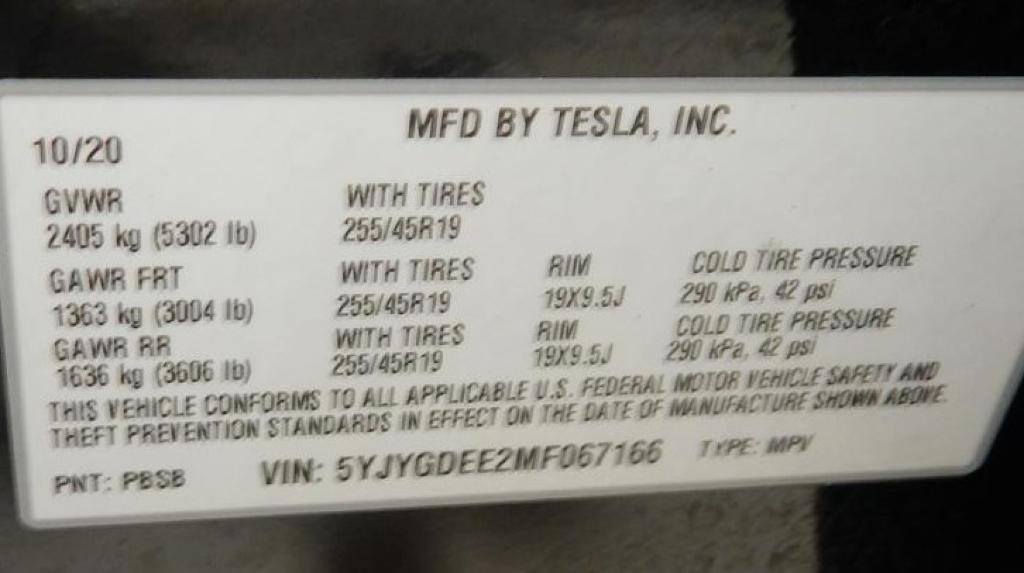 used 2021 Tesla Model Y car, priced at $26,595