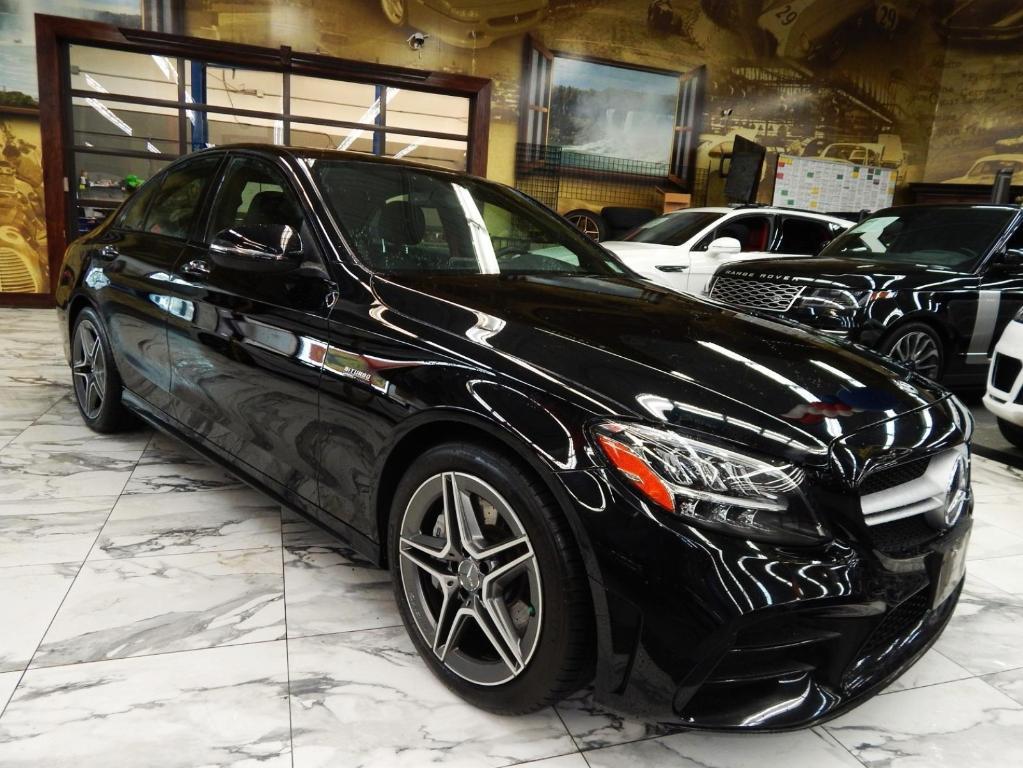 used 2021 Mercedes-Benz AMG C 43 car, priced at $38,895