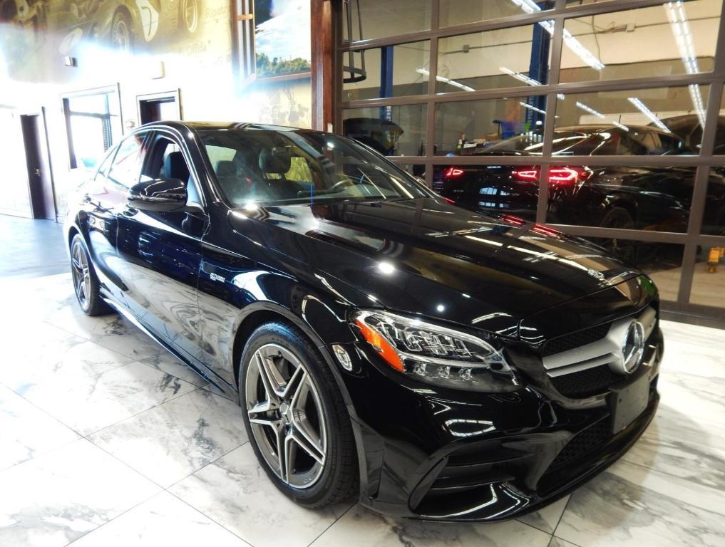 used 2021 Mercedes-Benz AMG C 43 car, priced at $38,995