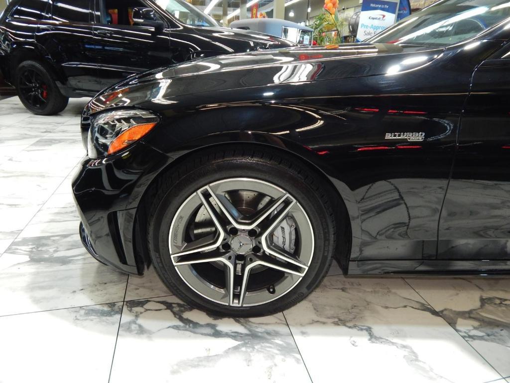 used 2021 Mercedes-Benz AMG C 43 car, priced at $38,995