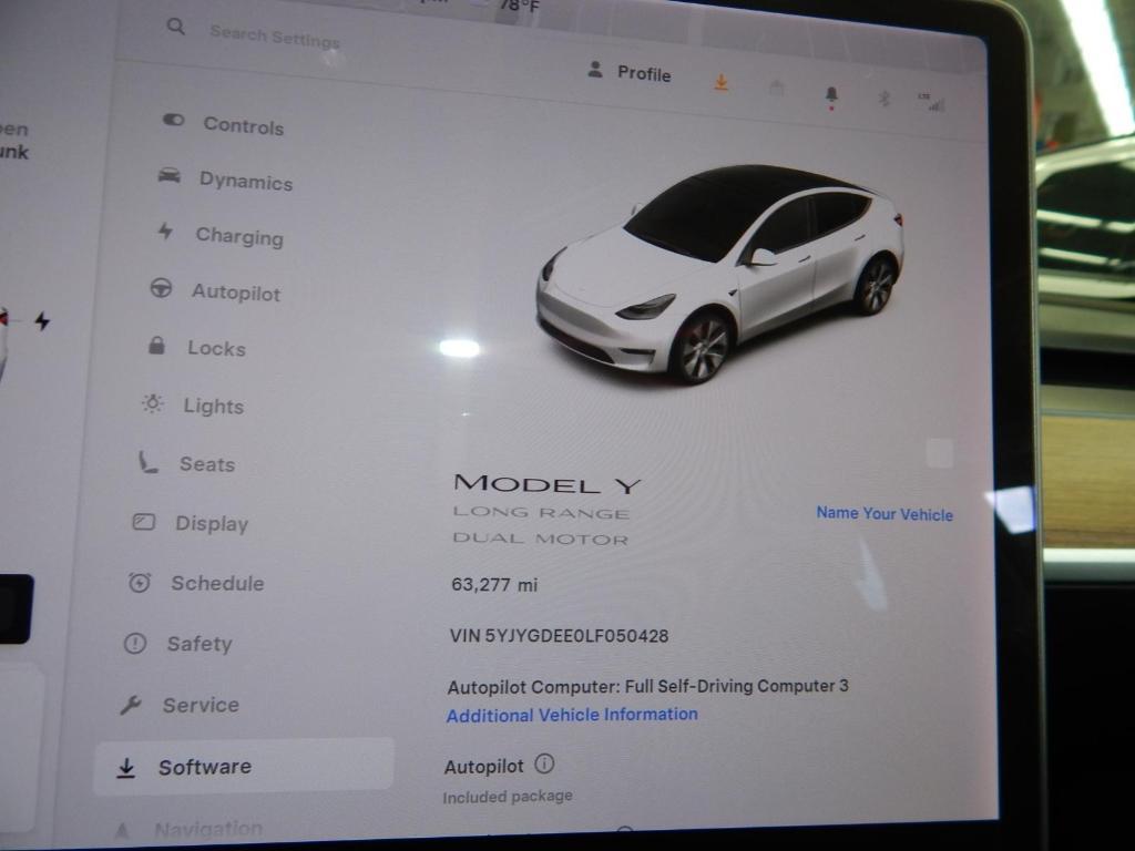 used 2020 Tesla Model Y car, priced at $24,995