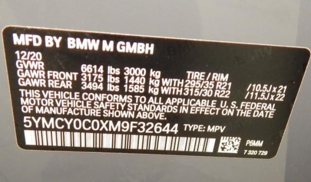 used 2021 BMW X6 M car, priced at $89,821