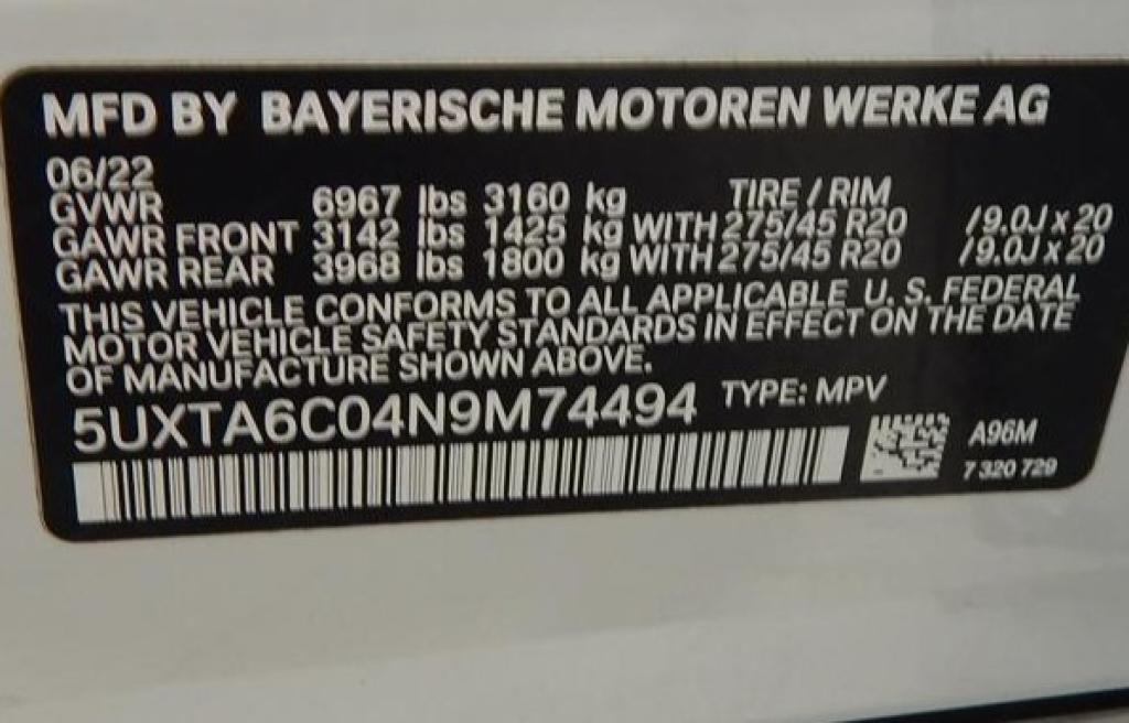 used 2022 BMW X5 PHEV car, priced at $48,875