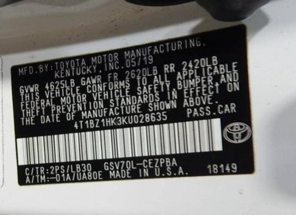 used 2019 Toyota Camry car, priced at $18,995