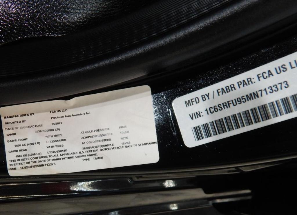 used 2021 Ram 1500 car, priced at $69,878