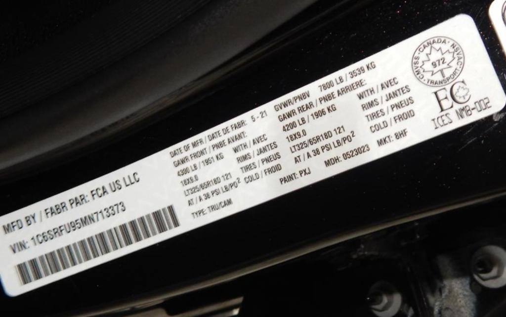 used 2021 Ram 1500 car, priced at $69,878