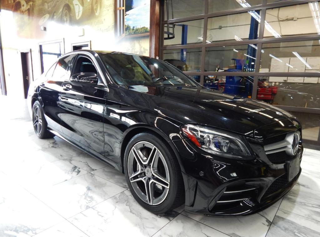 used 2020 Mercedes-Benz AMG C 43 car, priced at $31,995