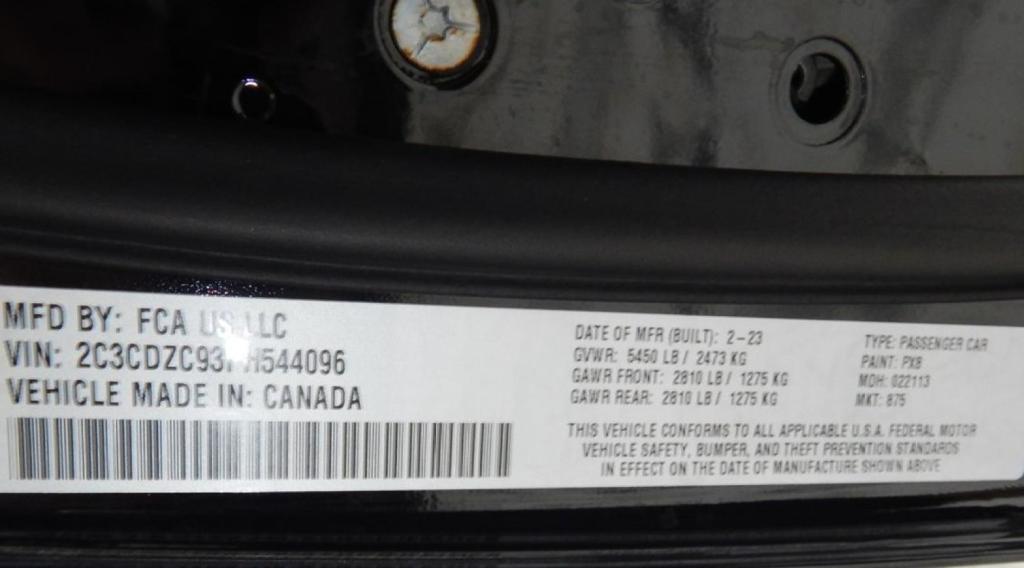 used 2023 Dodge Challenger car, priced at $71,875