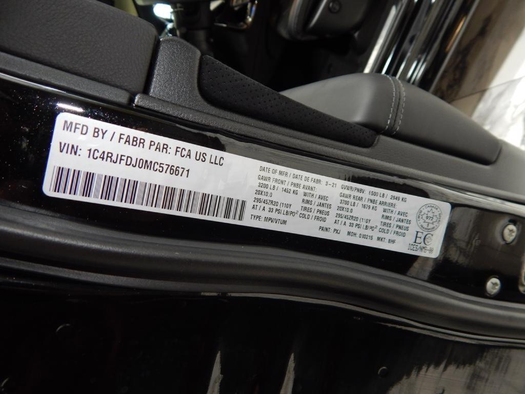 used 2021 Jeep Grand Cherokee car, priced at $46,985