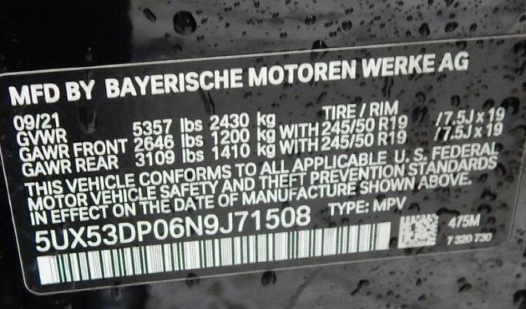 used 2022 BMW X3 car, priced at $30,225