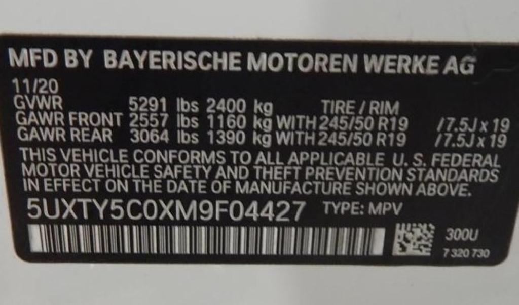 used 2021 BMW X3 car, priced at $22,895