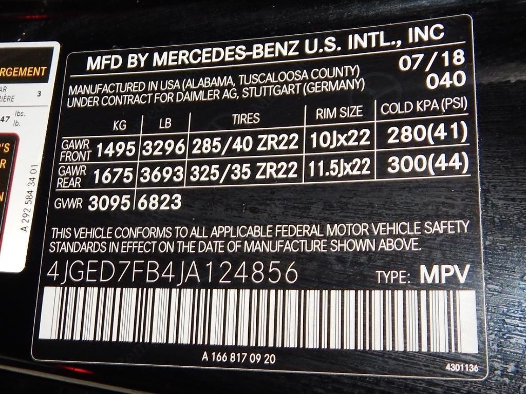 used 2018 Mercedes-Benz AMG GLE 63 car, priced at $36,995