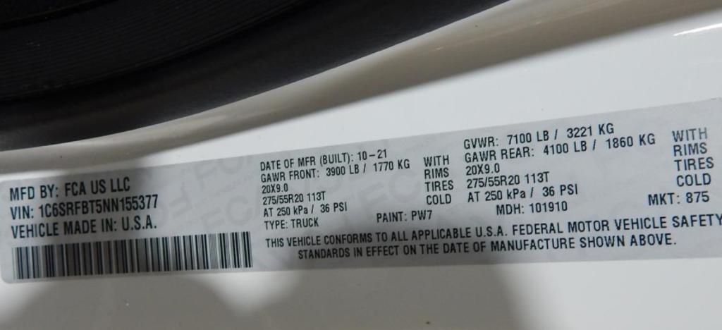 used 2022 Ram 1500 car, priced at $29,795