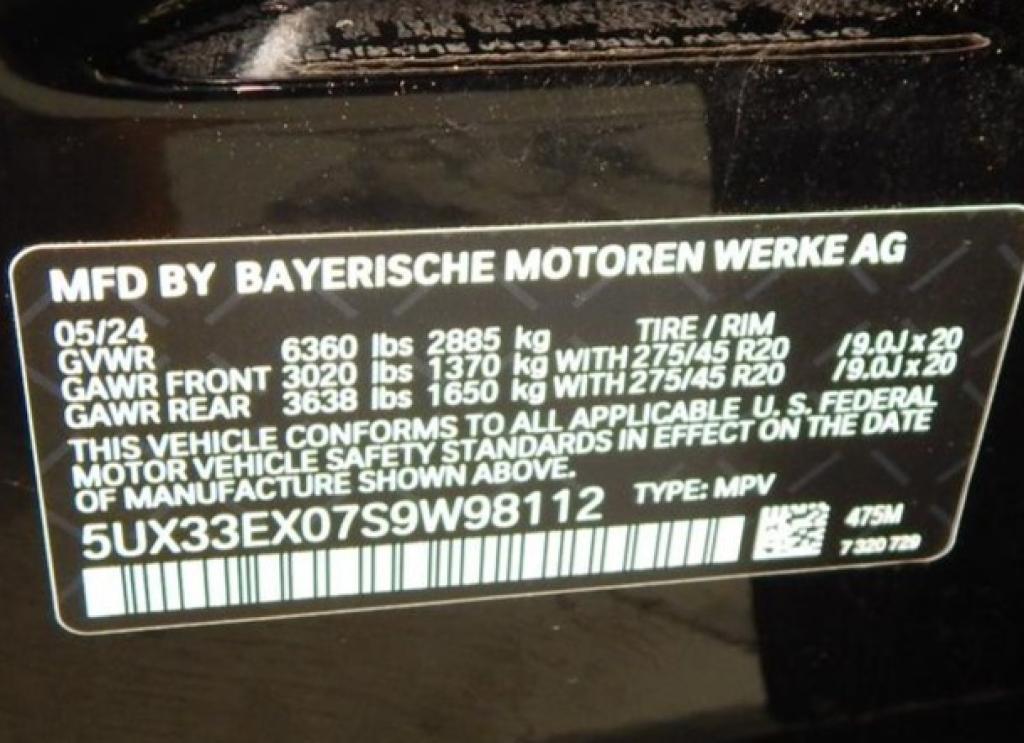 used 2025 BMW X6 car, priced at $58,995