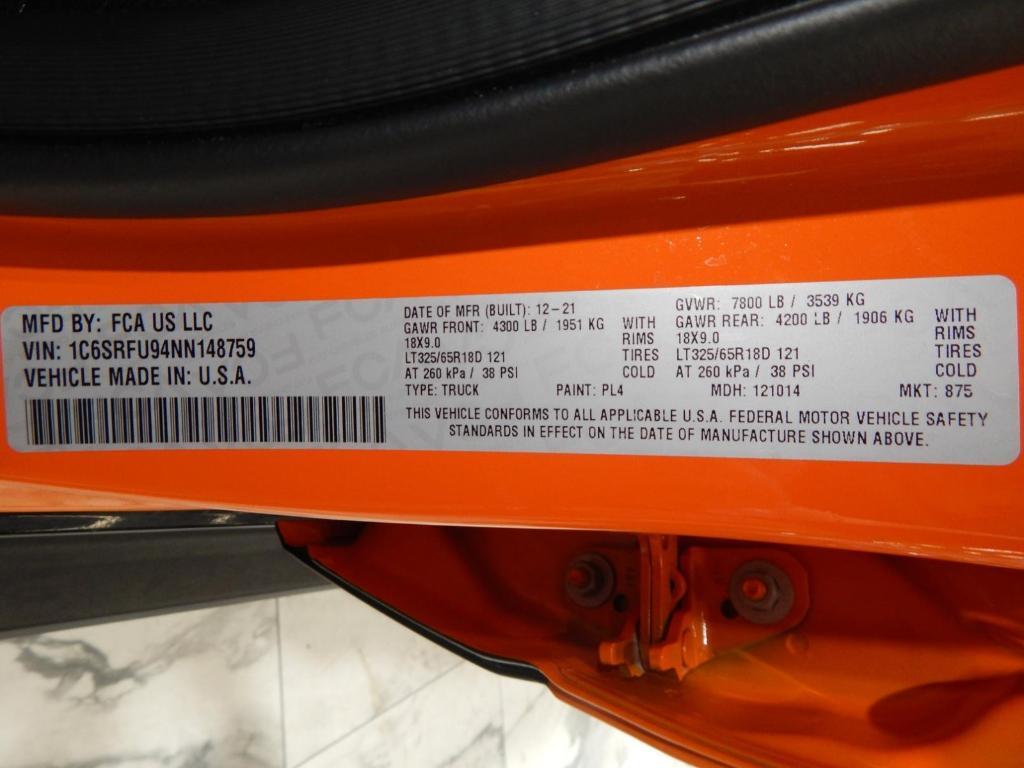 used 2022 Ram 1500 car, priced at $67,498