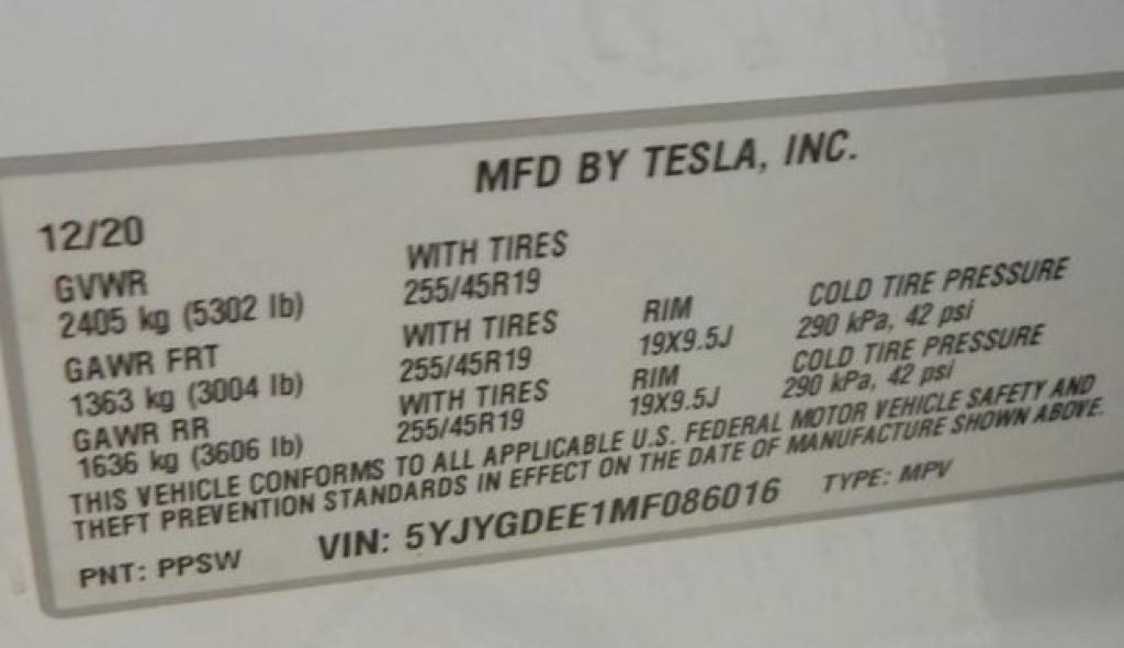 used 2021 Tesla Model Y car, priced at $26,995