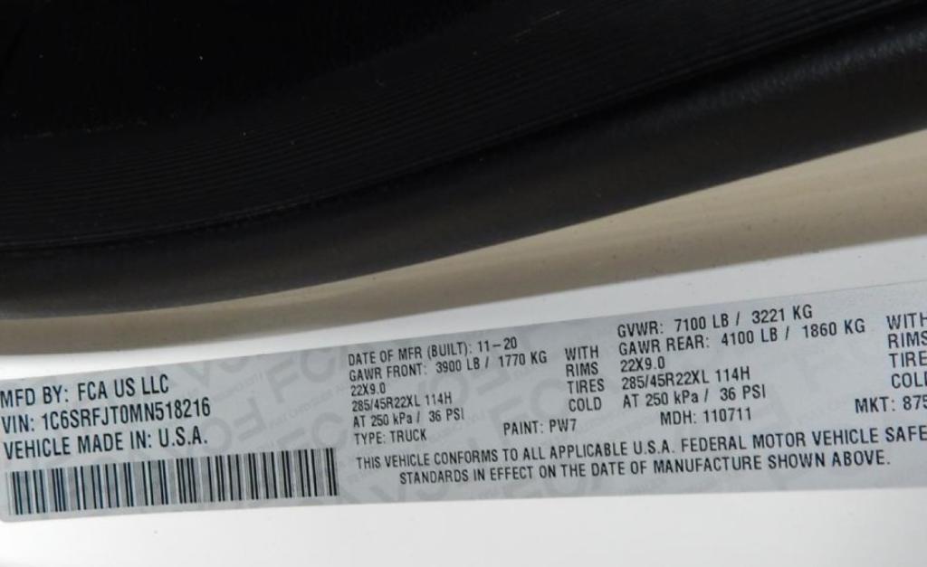 used 2021 Ram 1500 car, priced at $28,985