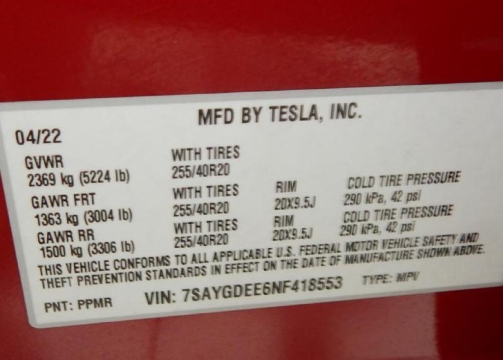 used 2022 Tesla Model Y car, priced at $36,888